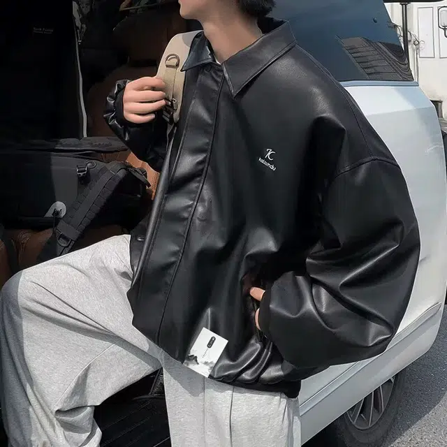 【痞帅个性皮质休拉链外套】布客行 摩登赛博朋克不羁狂野硬朗摇滚叛逆显瘦高级感亲肤柔软顺滑细腻日常出行服短款上衣夹克 男女同款