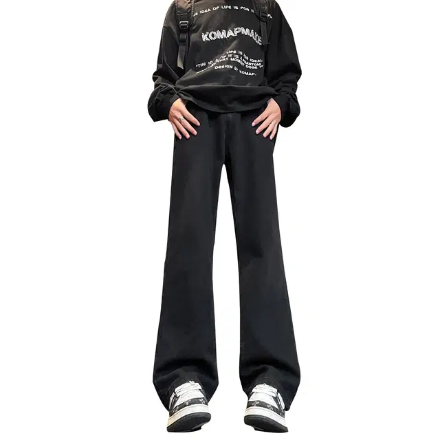 布客行 夏季微喇多种版型风格显瘦显高显腿长子牛仔裤 男女同款