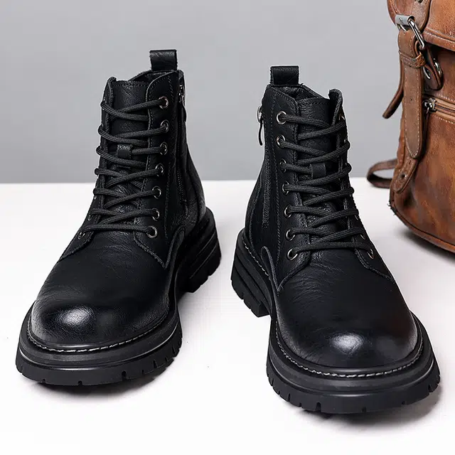 通勤气质高级百搭舒适潮流个性街头时尚 马丁靴 男款