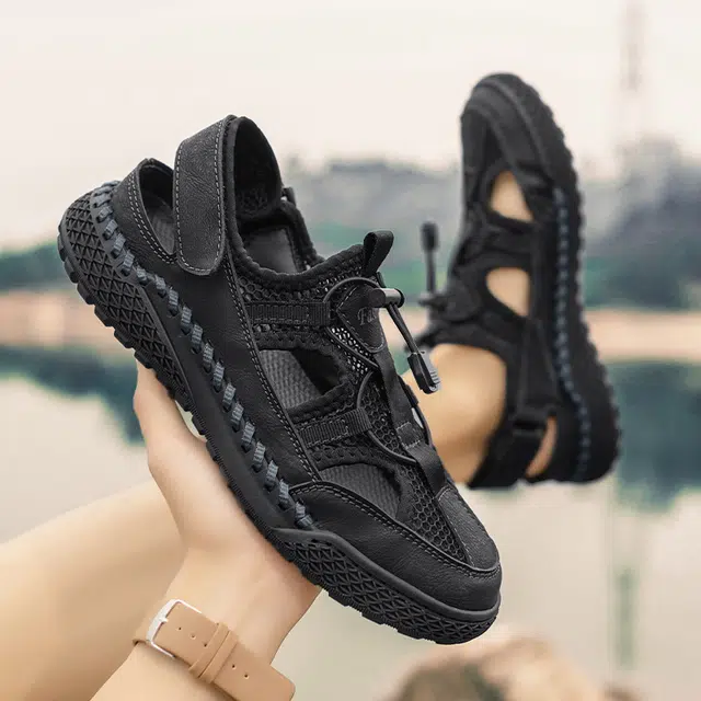 舒适软底复古百搭户外潮流 防滑透气速干耐磨减震 溯溪鞋 男款