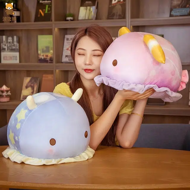 波比熊 羽绒棉 梦幻星空海牛 鱼类海洋馆 生物海牛 玩偶 毛绒公仔