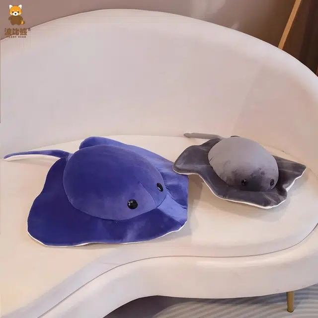波比熊 海洋系列 魔鬼鱼魟鱼水族馆 玩偶 毛绒公仔