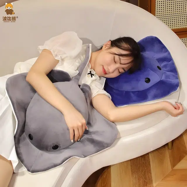 波比熊 海洋系列 魔鬼鱼魟鱼水族馆 玩偶 毛绒公仔