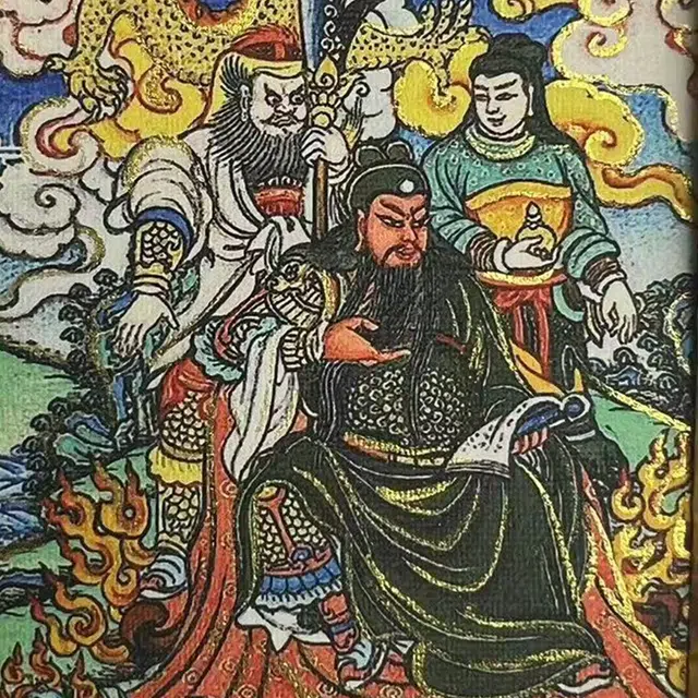 【招财进宝运气好】 睦珦 时来运转 万事顺利年年关公武神唐卡诸事顺利 福禄吉祥小众#好运 合金 项链 男女同款情侣款