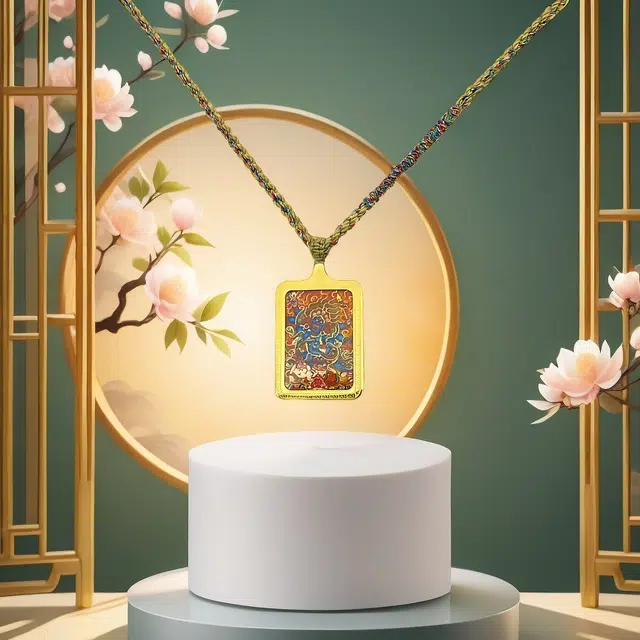 【招财进宝运气好】 睦珦 锦上添花 诸事顺利 平安喜乐新中式 飞黄腾达 福禄吉祥小众#好运 合金 项链 男女同款情侣款