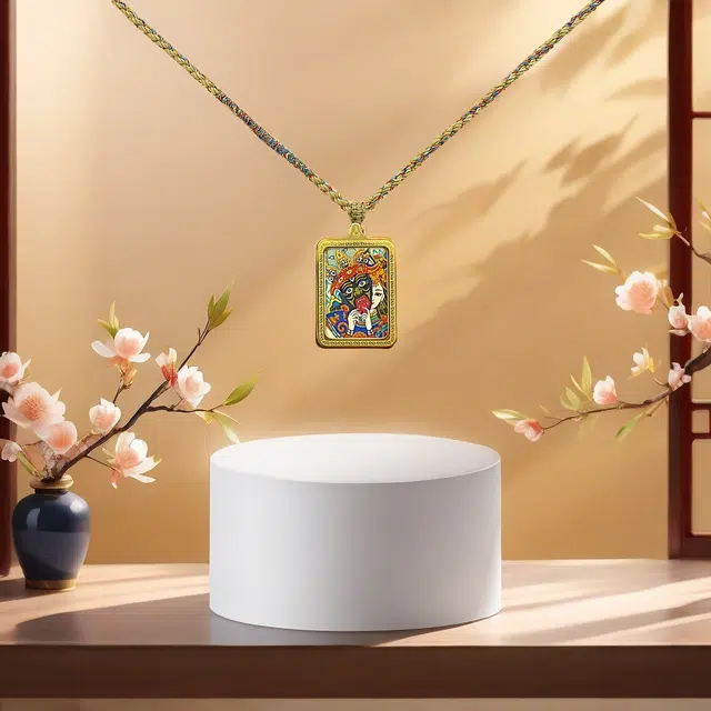 睦珦 时来运转 前世今生仙万事顺利年年红诸事顺利 福禄吉祥小众#好运 合金 项链 男女同款情侣款