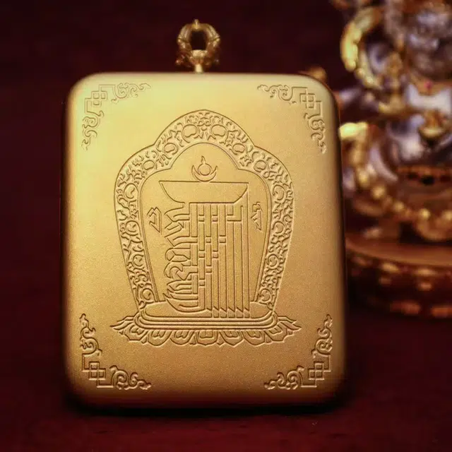 【财源滚滚都有路】 睦珦 锦上添花 八大守护神唐卡诸事顺利 平安喜乐新中式 飞黄腾达 福禄吉祥小众#好运 合金 项链 男女同款情侣款