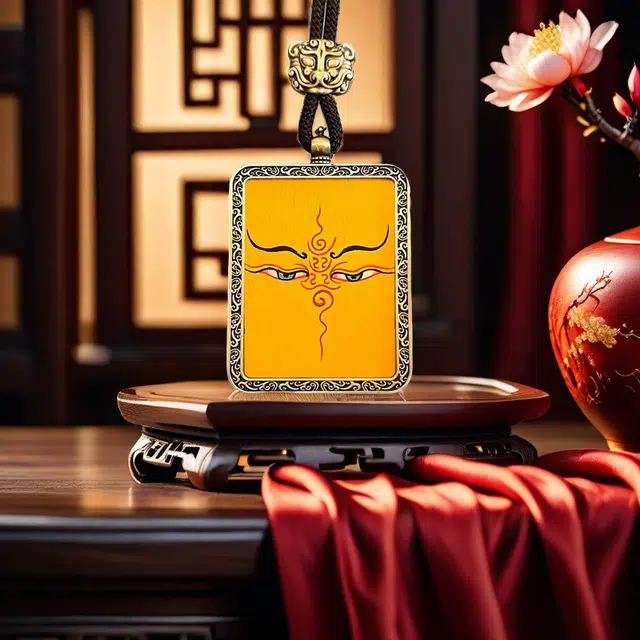 睦珦 时来运转 水逆绝缘体 唐卡诸事顺利 平安喜乐新中式 飞黄腾达 福禄吉祥小众#好运 合金 项链 男女同款情侣款