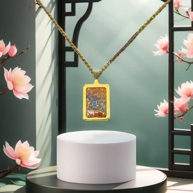 【招财进宝运气好】 睦珦 锦上添花 诸事顺利 平安喜乐新中式 飞黄腾达 福禄吉祥小众#好运 合金 项链 男女同款情侣款