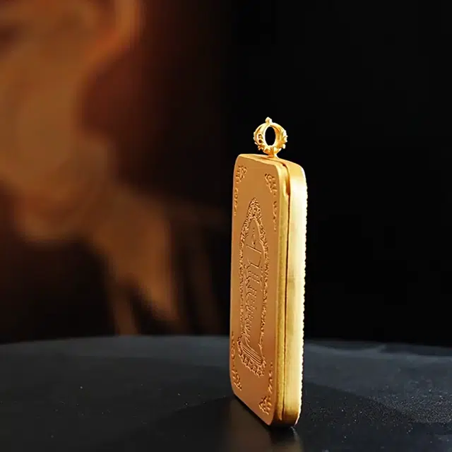 【招财进宝运气好】 睦珦 锦上添花 时来运转 唐卡诸事顺利平安喜乐 八方来财福禄吉祥小众#好运 合金 项链 男女同款情侣款