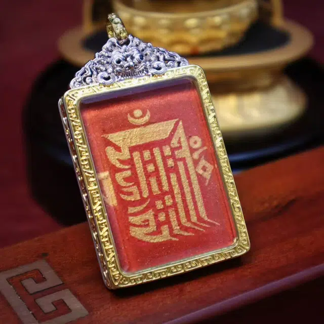 【五路财神来敲门】 睦珦 锦上添花 佳偶天成 唐卡诸事顺利 福禄吉祥小众事业运爆棚#好运 合金 项链 男女同款情侣款