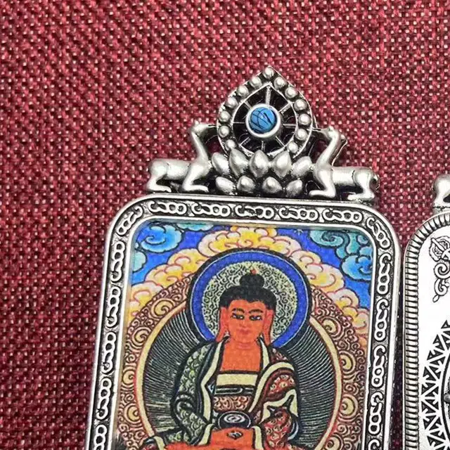 【财如潮水滚滚来】 睦珦 锦上添花 时来运转 八大守护神唐卡诸事顺利平安喜乐 八方来财福禄吉祥小众#好运 合金 项链 男女同款情侣款