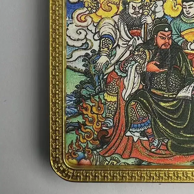【招财进宝运气好】 睦珦 时来运转 万事顺利年年关公武神唐卡诸事顺利 福禄吉祥小众#好运 合金 项链 男女同款情侣款