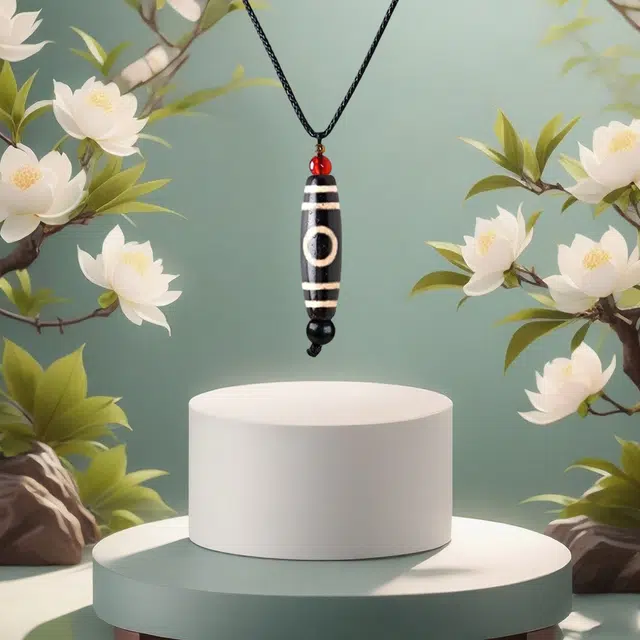 【招财进宝运气好】 睦珦 吉祥天珠 新中式国潮风复古手工编制绳吉祥平安#好运 玛瑙 项链 男女同款情侣款