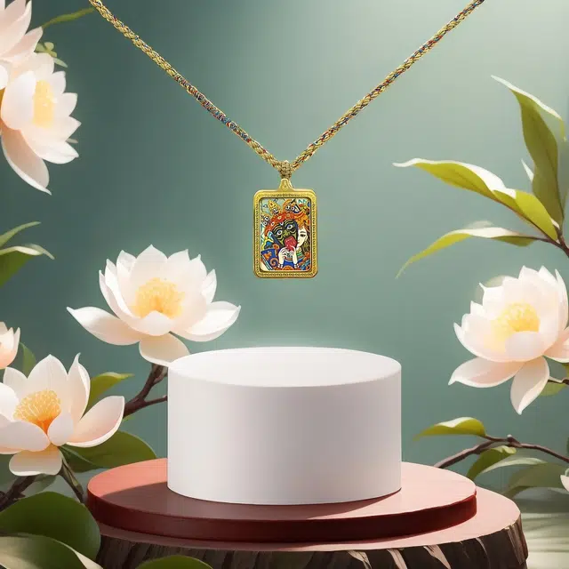 睦珦 时来运转 前世今生仙万事顺利年年红诸事顺利 福禄吉祥小众#好运 合金 项链 男女同款情侣款