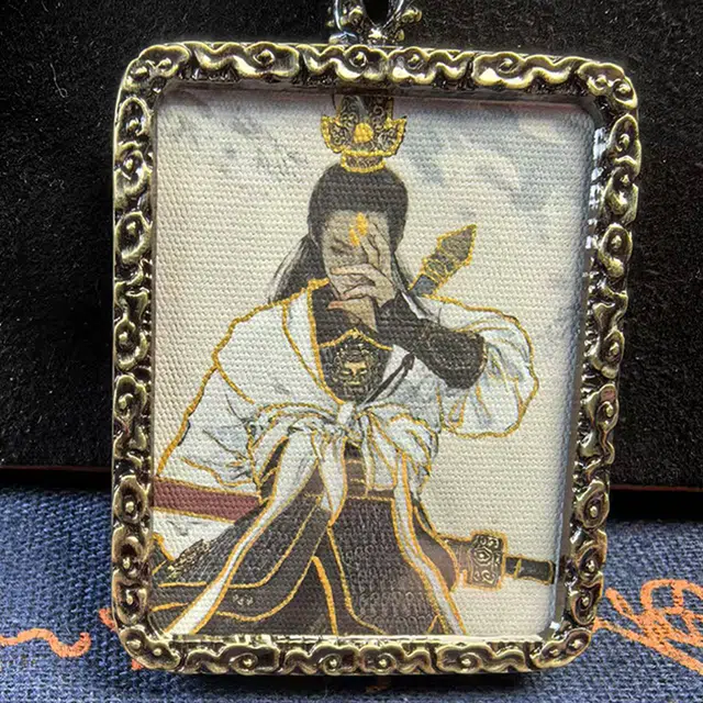 【招财进宝运气好】 睦珦 时来运转 万事顺利年年八大守护神唐卡诸事顺利 福禄吉祥小众#好运 合金 项链 男女同款情侣款