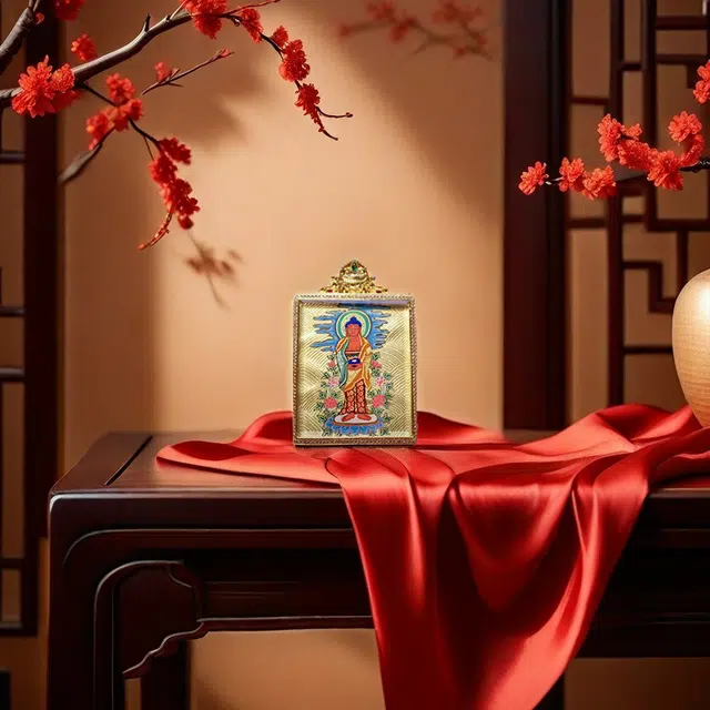 睦珦 八大守护神唐卡诸事顺利平安喜乐 八方来财福禄吉祥小众#好运 合金 项链 男女同款情侣款