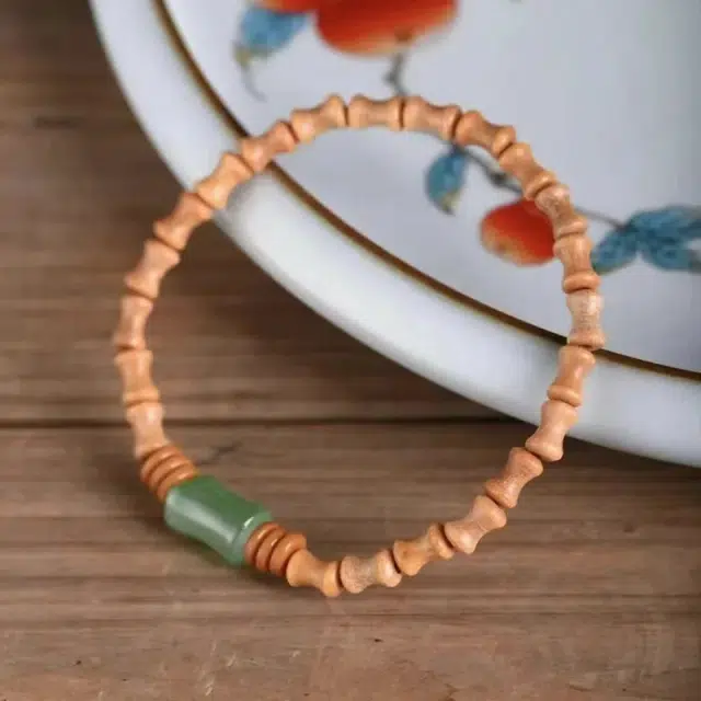 【已过香祝福】 睦珦 时来好运 中式国风转运珠轻奢节节高念珠 小众精致文玩手饰#好运 檀木 手串 男女同款情侣款