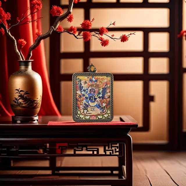 【财源滚滚都有路】 睦珦 锦上添花 佳偶天成 唐卡诸事顺利 福禄吉祥小众#好运 合金 项链 男女同款情侣款
