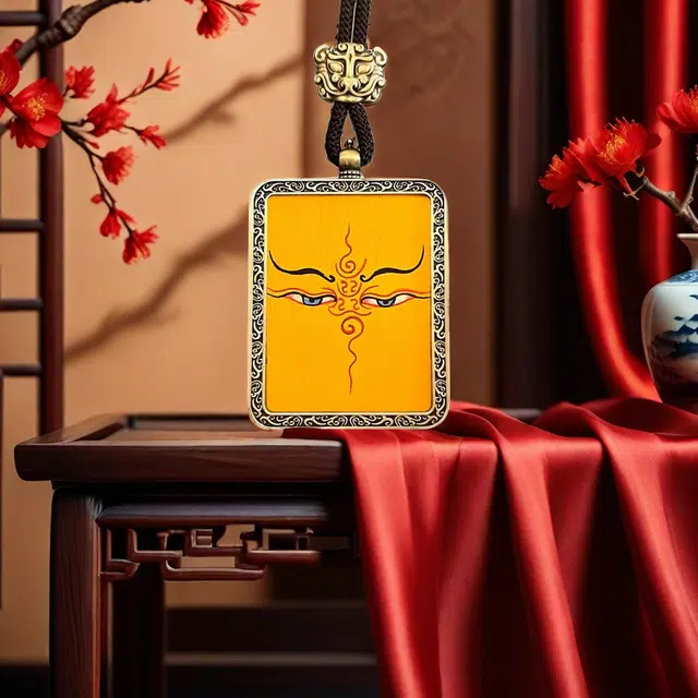 睦珦 时来运转 水逆绝缘体 唐卡诸事顺利 平安喜乐新中式 飞黄腾达 福禄吉祥小众#好运 合金 项链 男女同款情侣款