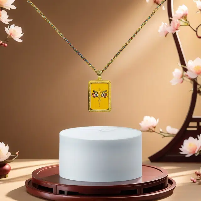 睦珦 锦上添花 唐卡诸事顺利 平安喜乐新中式 飞黄腾达 福禄吉祥#好运 合金 项链 男女同款情侣款