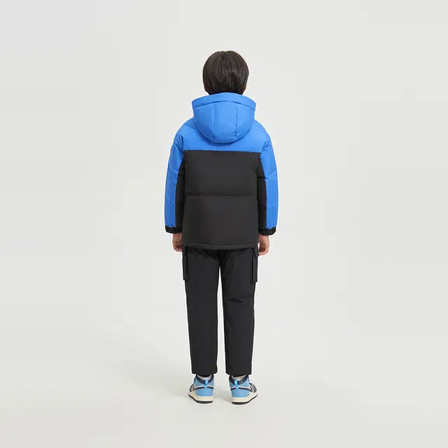 波司登羽绒服 洋气时尚保暖宽松百搭拼色 青少年