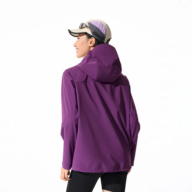 波司登  功能服饰系列 纯色拉链连帽轻薄通勤户外轻量软壳  防水防风耐磨透气防雨冲锋衣 男女同款