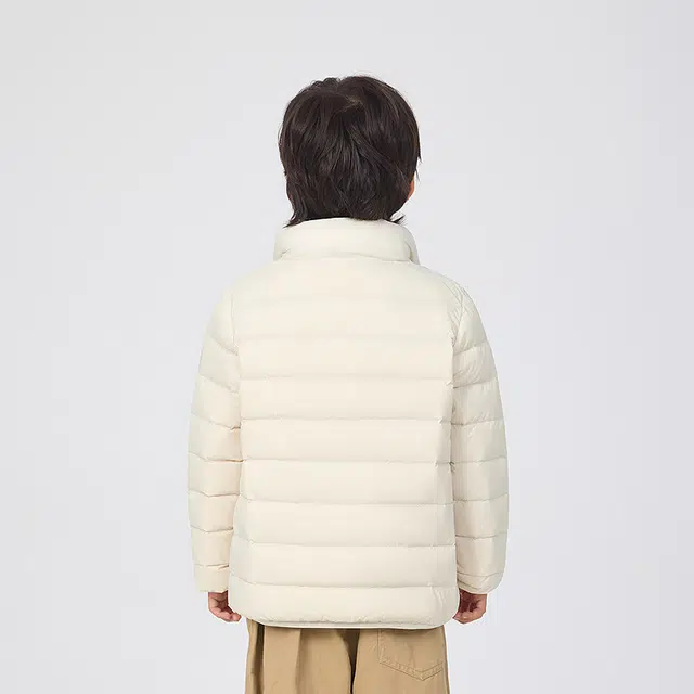 波司登羽绒服 纯色时尚立领拉链舒适长袖 中小童