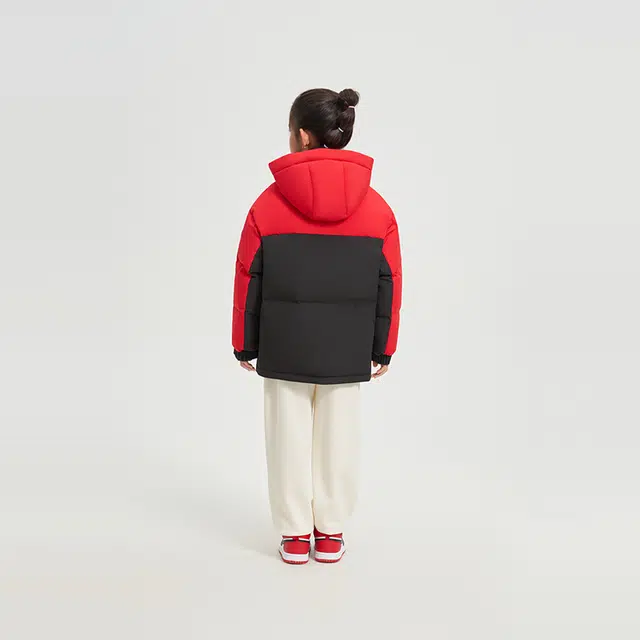 波司登羽绒服 洋气时尚保暖宽松百搭拼色 青少年