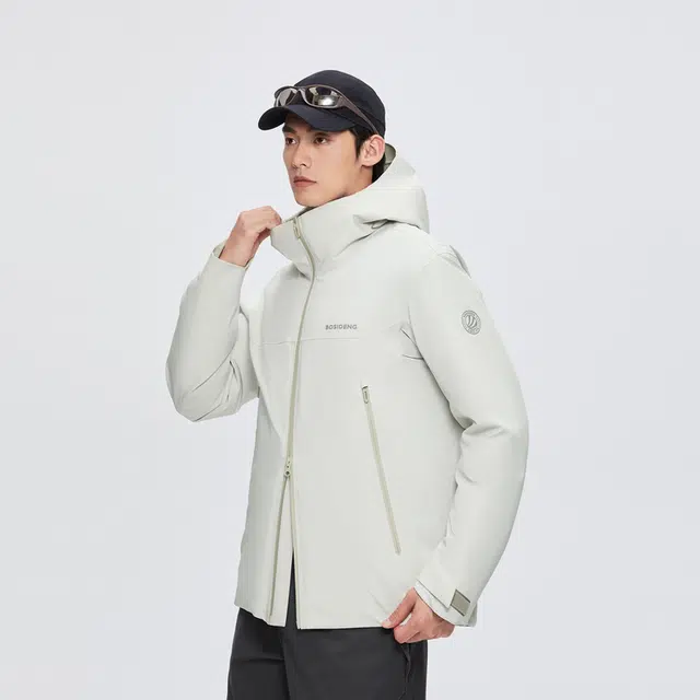 波司登 时尚休闲连帽长袖羽绒服 男款