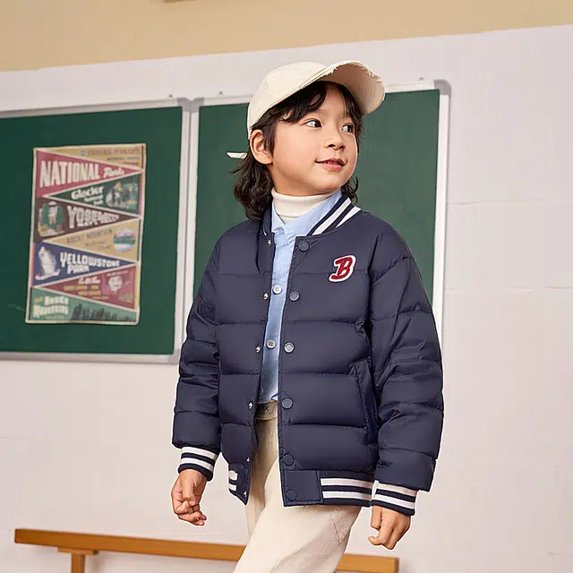 波司登羽绒服 立领洋气简约舒适长袖 中小童