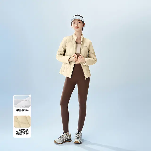 波司登 轻暖鹅绒系列 绒子亲肤柔软舒适可收纳内搭外套羽绒服 女款