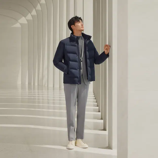 波司登 都市通勤系列 商务绅士加厚羽绒服 男款