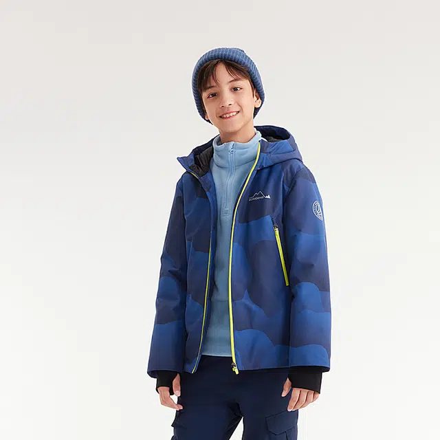 波司登羽绒服 连帽时尚简约拉链休闲长袖 青少年