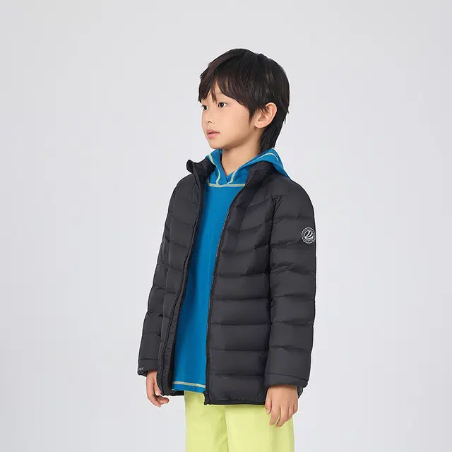 波司登羽绒服 纯色时尚立领拉链舒适长袖 中小童