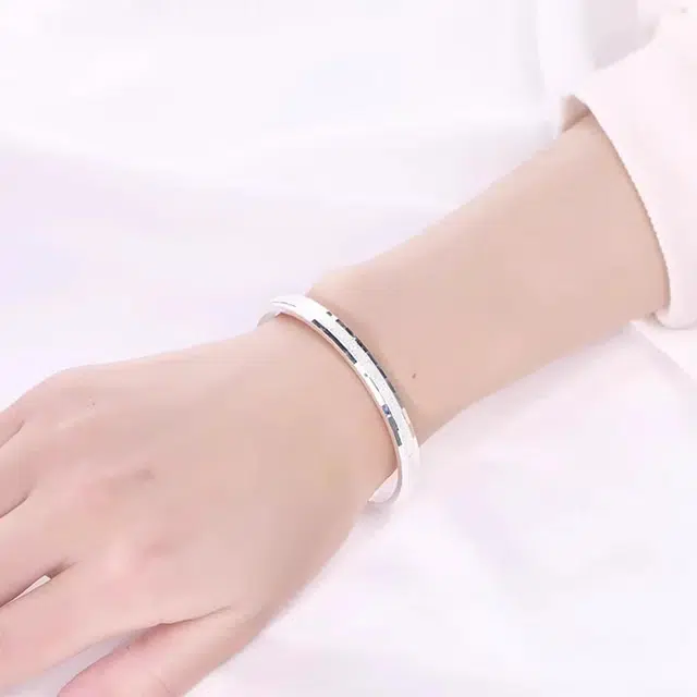 豫银 银河璀璨 • 精致车花光芒系列流光溢彩设计 合金 手镯 男女同款情侣款