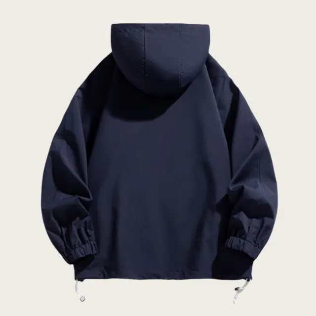 雅鹿优选 潮牌休闲上衣服户外防风连帽情侣外套夹克 男女同款