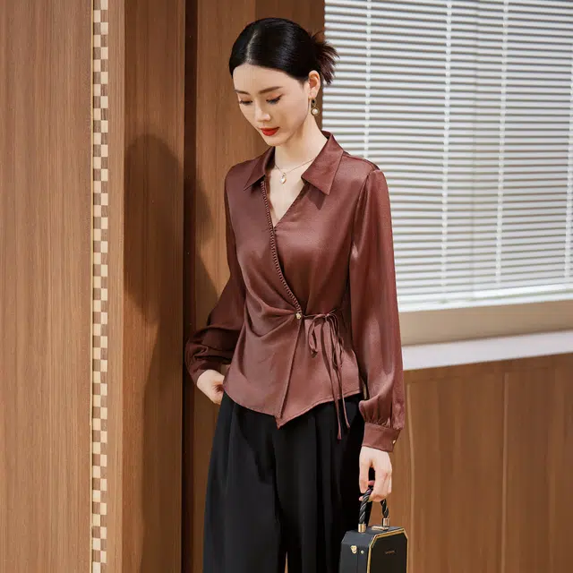 杭依阁 简约通勤气质长袖衬衫 女款