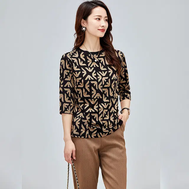 比利斯山羊 女式上衣休闲中袖打底衫衬衫 女款