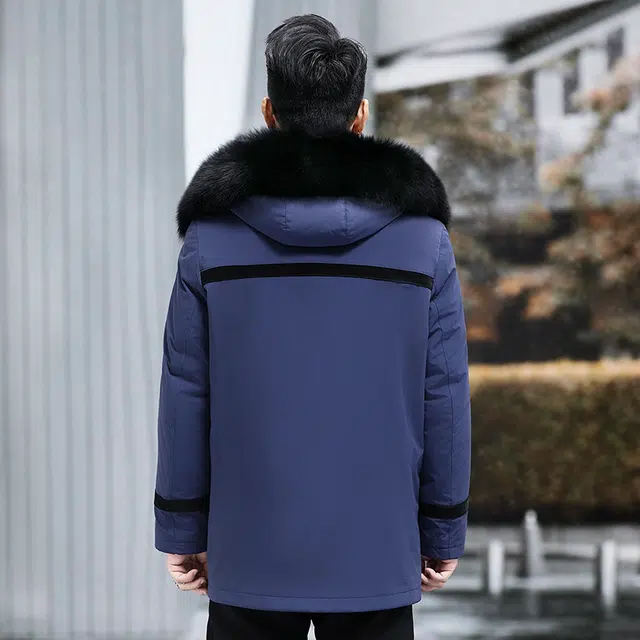 比利斯山羊 连帽水貂时尚休闲派克服外套 男女同款