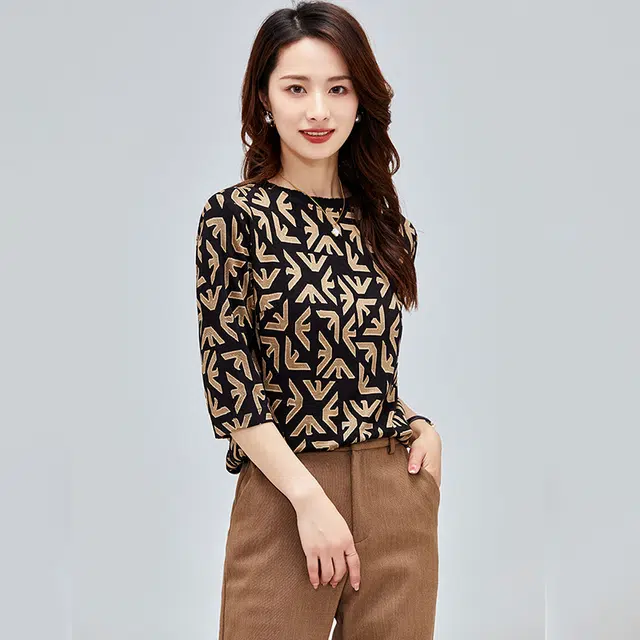 比利斯山羊 女式上衣休闲中袖打底衫衬衫 女款