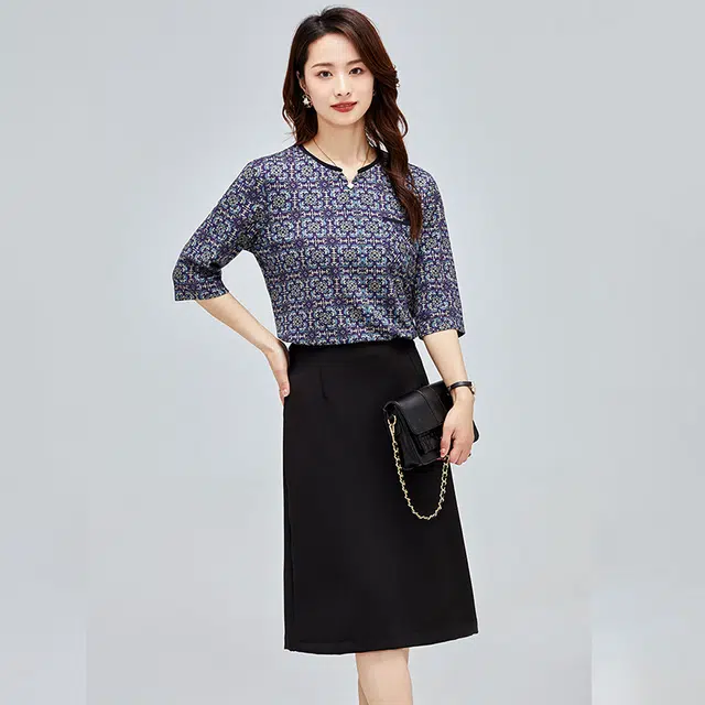 比利斯山羊 女式上衣休闲商务中袖打底衬衫 女款