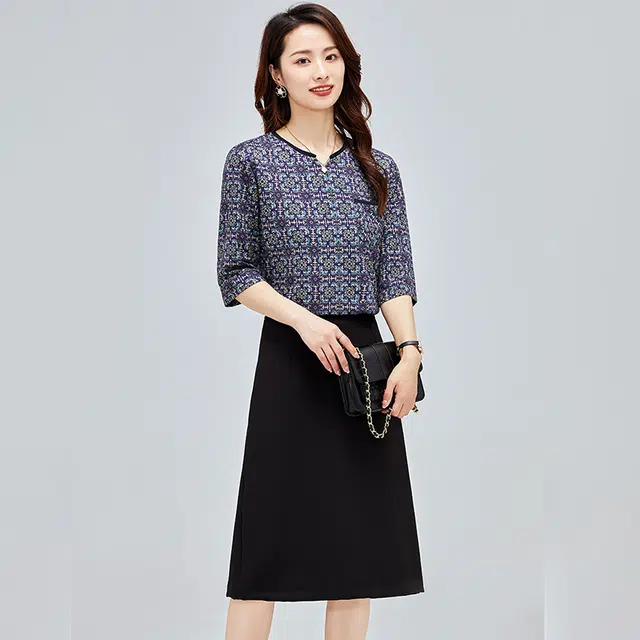 比利斯山羊 女式上衣休闲商务中袖打底衬衫 女款