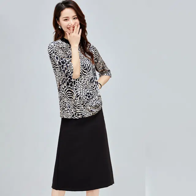 比利斯山羊 衬衣女式上衣休闲中袖打底衫衬衫 女款