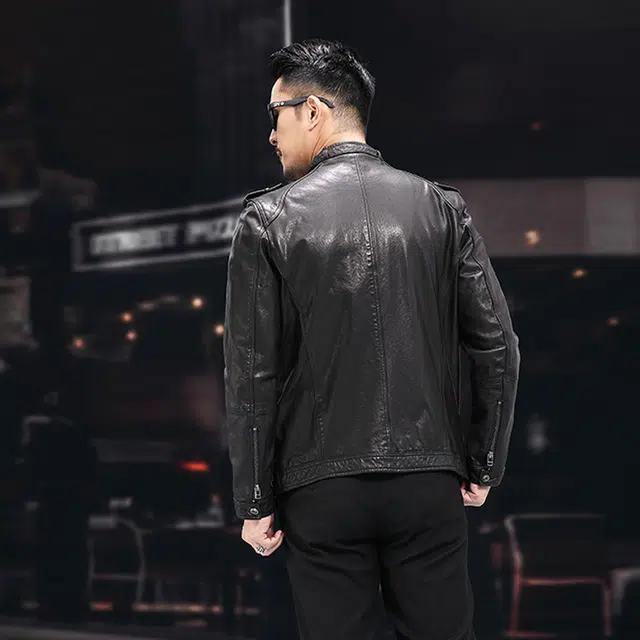 比利斯山羊 时尚潮流商务舒适真皮皮衣 男女同款