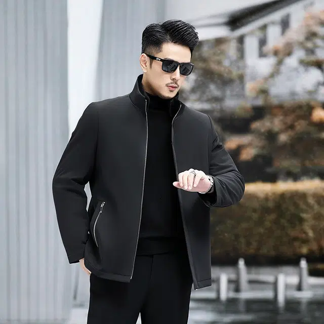 比利斯山羊 水貂立领保暖派克服外套 男女同款