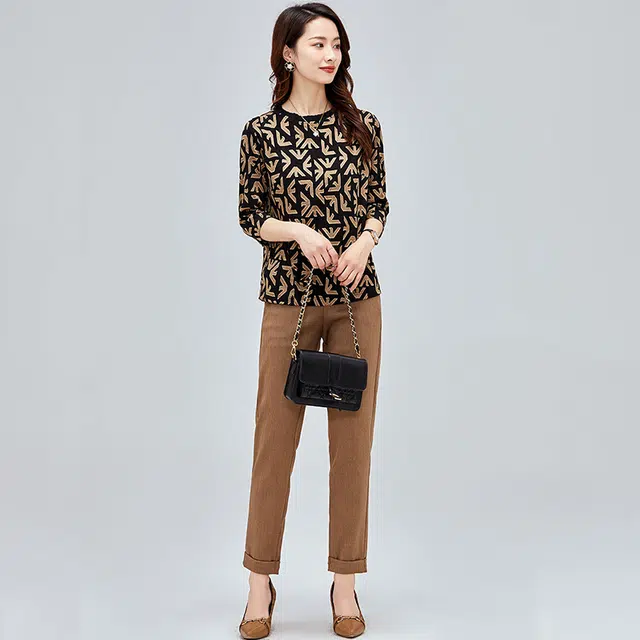 比利斯山羊 女式上衣休闲中袖打底衫衬衫 女款