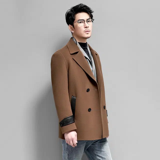 比利斯山羊 经典简约舒适保暖羊毛大衣外套 男女同款