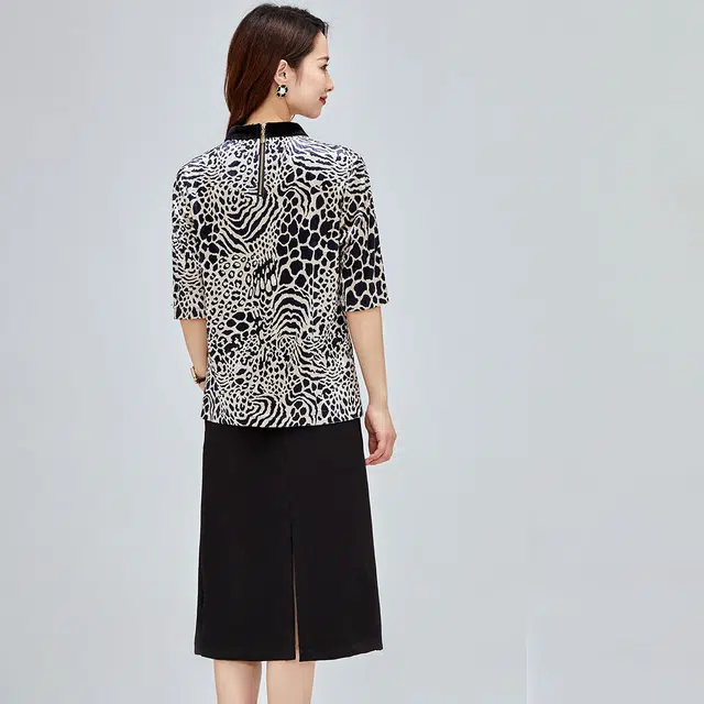 比利斯山羊 衬衣女式上衣休闲中袖打底衫衬衫 女款