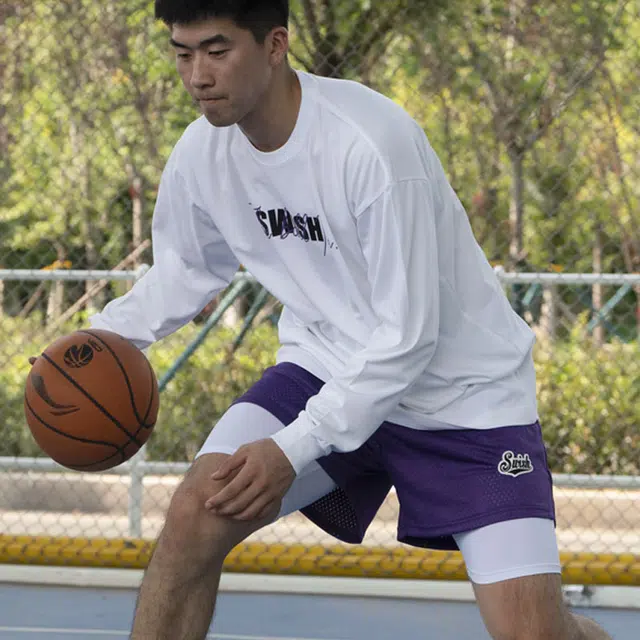 SWISH THE BALL IN T